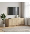 vidaXL TV Cabinet Sonoma Oak Engineered Wood — V0672276863