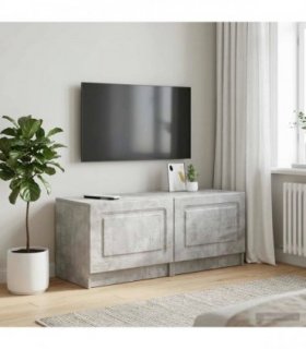 vidaXL TV Cabinet Concrete Grey Engineered Wood — V0672276865