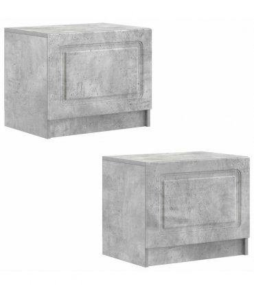 vidaXL TV Cabinet Concrete Grey Engineered Wood — V0672276865