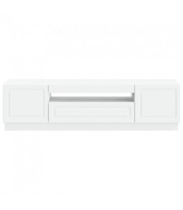 vidaXL LED TV Cabinet White Engineered Wood — V0672276871
