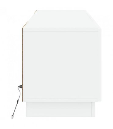 vidaXL LED TV Cabinet White Engineered Wood — V0672276871