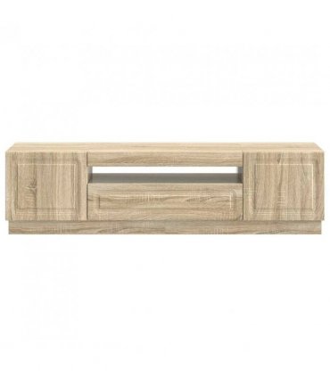 vidaXL LED TV Cabinet Sonoma Oak Engineered Wood — V0672276873