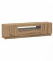 vidaXL LED TV Cabinet Artisan Oak Engineered Wood — V0672276874