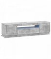 vidaXL LED TV Cabinet Concrete Grey Engineered Wood — V0672276876