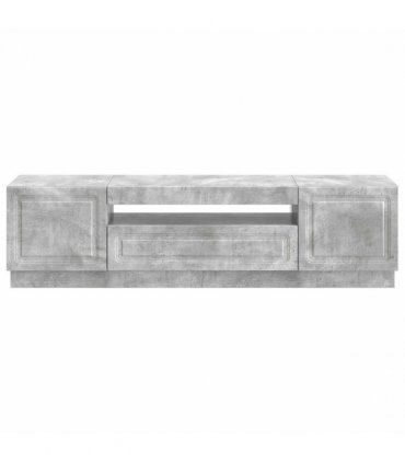 vidaXL LED TV Cabinet Concrete Grey Engineered Wood — V0672276876