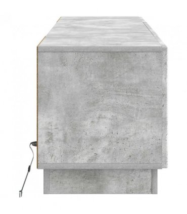 vidaXL LED TV Cabinet Concrete Grey Engineered Wood — V0672276876