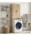 vidaXL Toilet Cabinet UTRECHT Sonoma Oak 66 x 25.5 x 190 cm