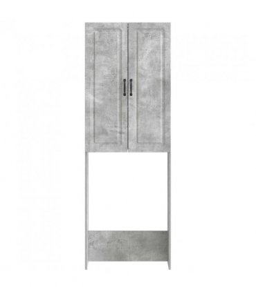 vidaXL Toilet Cabinet UTRECHT Concrete Grey 66 x 25.5 x 190 cm