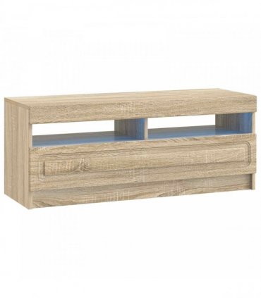 vidaXL LED TV Cabinet Sonoma Oak Engineered Wood — V0672276887