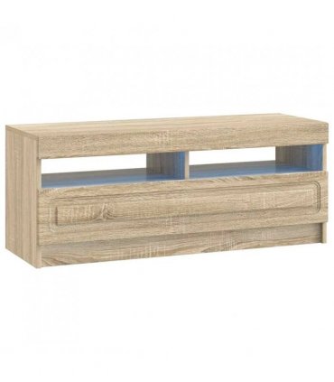 vidaXL LED TV Cabinet Sonoma Oak Engineered Wood — V0672276887