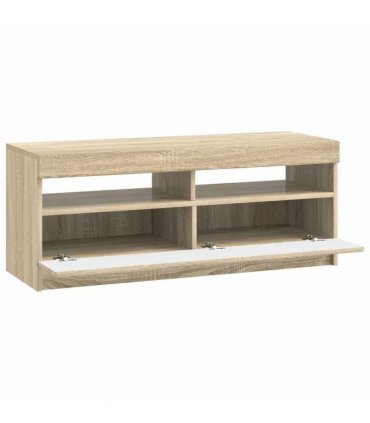 vidaXL LED TV Cabinet Sonoma Oak Engineered Wood — V0672276887
