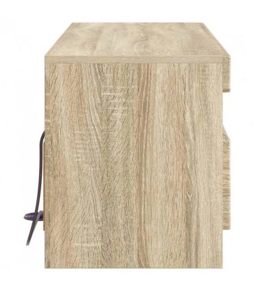 vidaXL LED TV Cabinet Sonoma Oak Engineered Wood — V0672276887