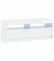 vidaXL LED TV Cabinet High Gloss White Engineered Wood — V0672276891