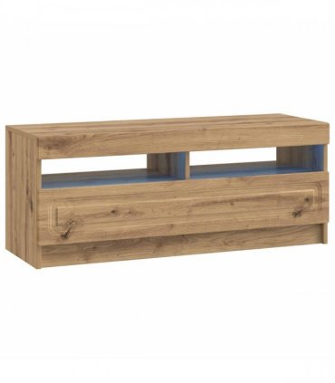vidaXL LED TV Cabinet Artisan Oak Engineered Wood — V0672276892
