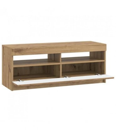 vidaXL LED TV Cabinet Artisan Oak Engineered Wood — V0672276892