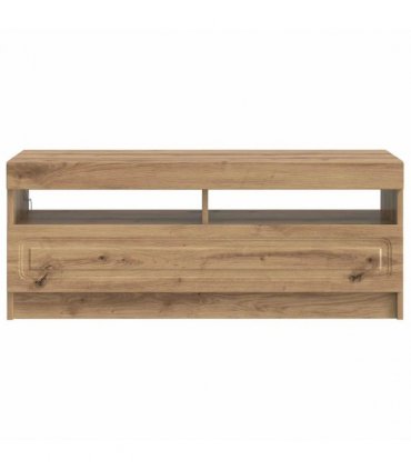 vidaXL LED TV Cabinet Artisan Oak Engineered Wood — V0672276892
