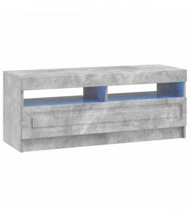 vidaXL LED TV Cabinet Concrete Grey Engineered Wood — V0672276894