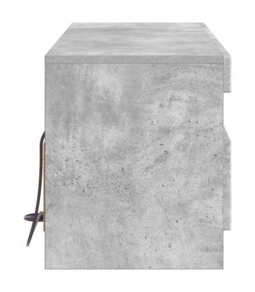 vidaXL LED TV Cabinet Concrete Grey Engineered Wood — V0672276899
