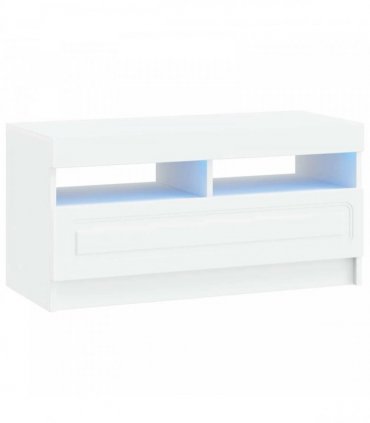 vidaXL LED TV Cabinet White Engineered Wood — V0672276900