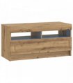 vidaXL LED TV Cabinet Artisan Oak Engineered Wood — V0672276903