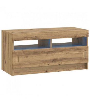vidaXL LED TV Cabinet Artisan Oak Engineered Wood — V0672276903