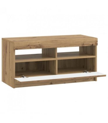 vidaXL LED TV Cabinet Artisan Oak Engineered Wood — V0672276903