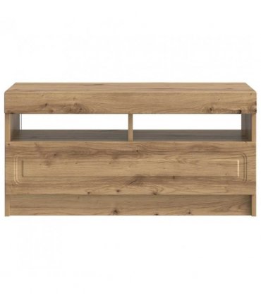 vidaXL LED TV Cabinet Artisan Oak Engineered Wood — V0672276903