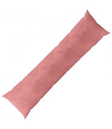 vidaXL Cushion with Pillow HEERLEN Pink 40 x 145 cm Velvet