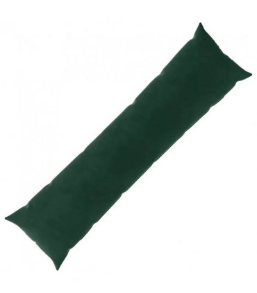 vidaXL Cushion with Pillow HEERLEN Dark Green 40 x 145 cm Velvet