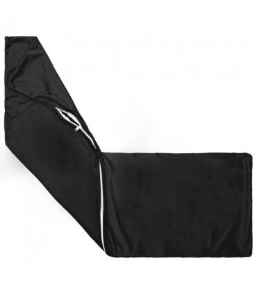 vidaXL Cushion with Pillow HEERLEN Black 40 x 145 cm Velvet