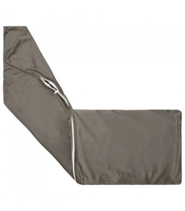 vidaXL Cushion with Pillow HEERLEN Light Grey 40 x 145 cm Velvet