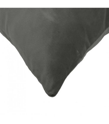 vidaXL Cushion with Pillow HEERLEN 12 pcs Dark Grey Velvet — Size: 40 x 40 cm