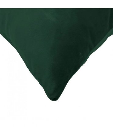 vidaXL Cushion with Pillow HEERLEN 2 pcs Dark Green Velvet — Size: 55 x 55 cm