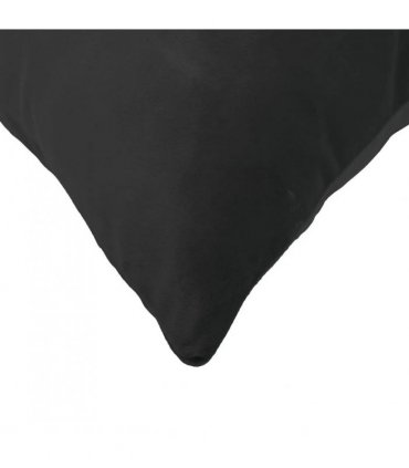 vidaXL Cushion with Pillow HEERLEN 2 pcs Black Velvet — Size: 55 x 55 cm