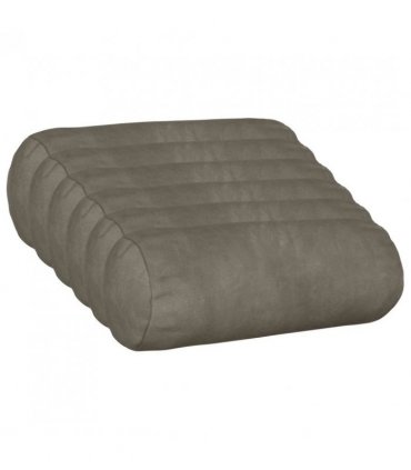 vidaXL Cushion with Pillow HEERLEN 6 pcs Light Grey Velvet — Size: Ø 15 x 40 cm