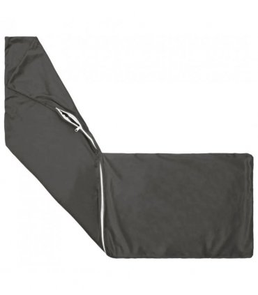 vidaXL Cushion with Pillow HEERLEN Dark Grey 40 x 145 cm Velvet