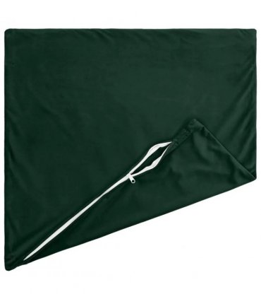 vidaXL Cushion with Pillow HEERLEN 2 pcs Dark Green Velvet — Size: 45 x 45 cm