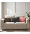 vidaXL Cushion with Pillow HEERLEN 2 pcs Light Grey Velvet — Size: 30 x 50 cm