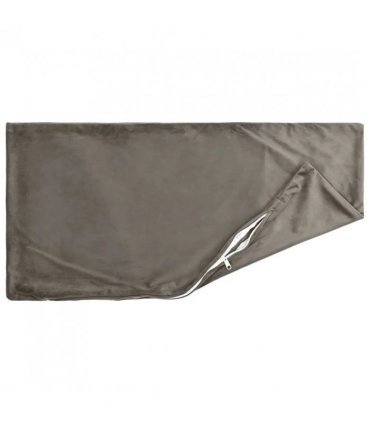 vidaXL Cushion with Pillow HEERLEN 2 pcs Light Grey Velvet — Size: 30 x 50 cm