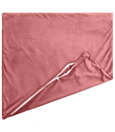 vidaXL Cushion with Pillow HEERLEN 6 pcs Pink Velvet — Size: 40 x 40 cm