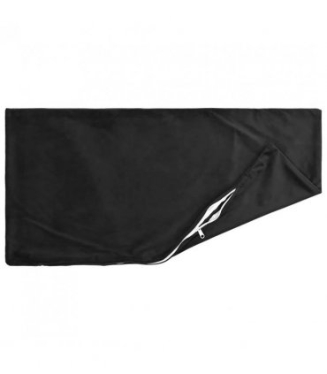 vidaXL Cushion with Pillow HEERLEN 2 pcs Black Velvet — Size: 40 x 60 cm