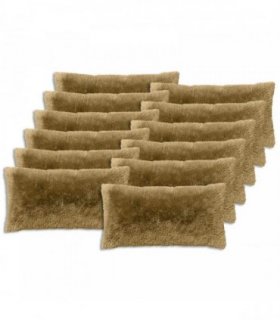 vidaXL Cushion with Pillow HEERLEN 2 pcs Light Grey PV Fleece — Size: 40 x 80 cm
