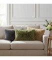 vidaXL Cushion with Pillow HEERLEN 2 pcs Light Grey PV Fleece — Size: 50 x 70 cm