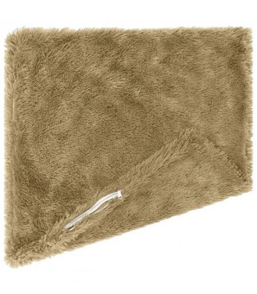 vidaXL Cushion with Pillow HEERLEN 2 pcs Light Grey PV Fleece — Size: 55 x 55 cm