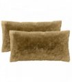 vidaXL Cushion with Pillow HEERLEN 12 pcs Light Grey PV Fleece — Size: 40 x 80 cm