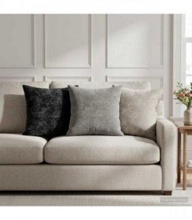 vidaXL Cushion Cover 6 pcs HEERLEN Dark Grey 40 x 40 cm