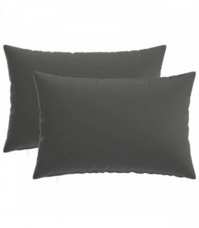 vidaXL Cushion Cover 2 pcs HEERLEN Anthracite 50 x 75 cm Polyester