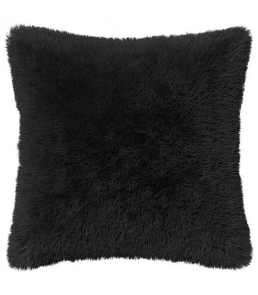 vidaXL Cushion Cover 6 pcs HEERLEN Black 40 x 40 cm PV Fleece