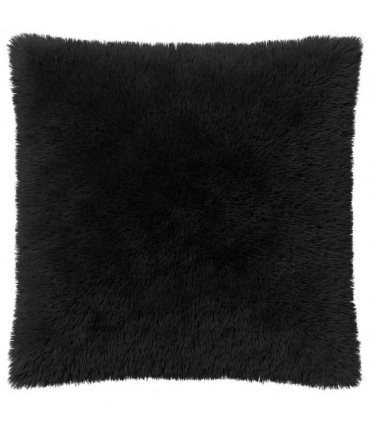 vidaXL Cushion Cover 2 pcs HEERLEN Black 80 x 80 cm PV Fleece