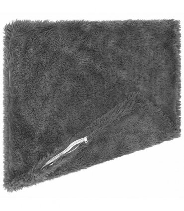 vidaXL Cushion Cover 2 pcs HEERLEN Light Grey 60 x 60 cm PV Fleece